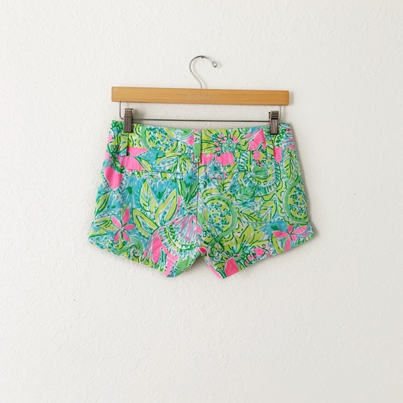 Lilly Pulitzer Walsh Shorts Coconut Jungle 00 - Picture 2 of 9